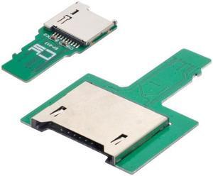 Jimier Cable 2pcs TF Micro SD Male Extender to SD Card Female Extension Adapter PCBA SD/SDHC/SDXC UHS-III UHS-3 UHS-2