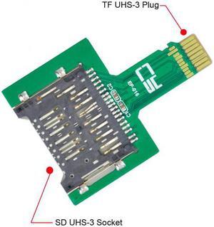 Xiwai Cable TF Micro SD Male Extender to SD Card Female Extension Adapter PCBA SD/SDHC/SDXC UHS-III UHS-3 UHS-2