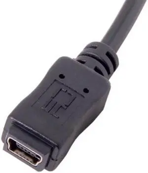 CYSM GPS Mini USB 5P 90D Up Angled Male to Mini USB 5Pin Female Extension Cable
