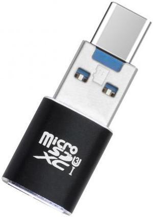 KAIBOXIXI USB 3.0 to Micro SD SDXC TF Card Reader with Micro Type-C USB-C OTG Adapter for Tablet / Cell Phone