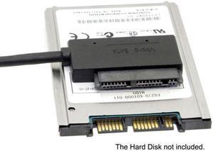 CYSM USB 3.0 to Micro SATA 7+9 16 Pin 1.8" 90 Degree Angled Hard Disk Driver SSD Adapter Cable 10cm