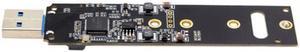 Jimier Cable USB 3.0 to Nvme M-key M.2 NGFF SSD External PCBA Conveter Adapter Card Flash Disk Type