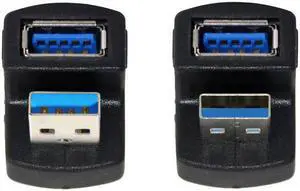 CYSM 1 Set Up & Down Angled USB 3.0 Adapter A Male to Female Extension 180 Degree 5Gbps CYSM 1 Set Up & Down Angled USB 3.0 Adapter A Male to Female Extension 180 Degree 5Gbps