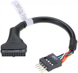 Chenyang U3-107 USB 3.0 20pin Motherboard Housing Male to USB 2.0 9Pin Header Device Female Cable