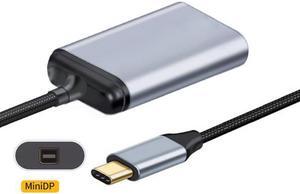 CYSM USB-C Type C to Mini DP Displayport Cable Adapter 4K 2K 60hz for Tablet & Phone & Laptop