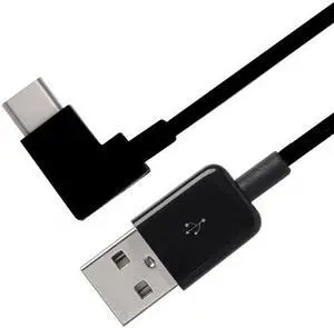 Xiwai Cable 200cm Right Angled USB 3.1 Type C USB-C to USB 2.0 Cable 90 Degree Connector for Tablet  & Mobile Phone