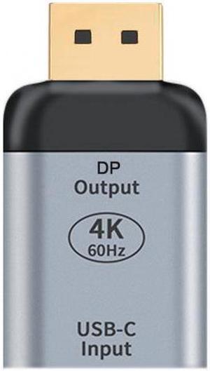 CYSM USB-C Type C Female Source to Displayport DP Sink HDTV Adapter 4K 60hz 1080p for Tablet & Phone & Laptop
