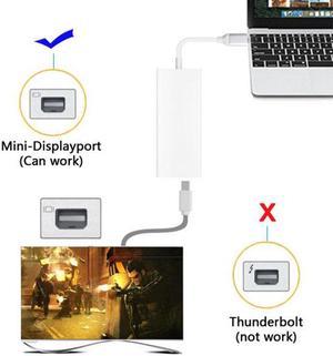 Chenyang Cable USB-C USB 3.1 Type C to Mini DisplayPort DP 1080p HDTV Adapter Cable with Silver Case for Laptop Macbook