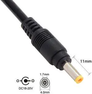 Xiwai Cable USB 3.1 Type C USB-C to DC 20V 4.0 1.7mm Power Plug PD Emulator Trigger Charge Cable for Laptop