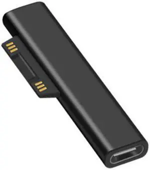Jimier Cable DC 15V Type-C USB-C Female to Surface Pro7 Pro6 Pro5 Pro4 Pro X Go Book Charge Adapter