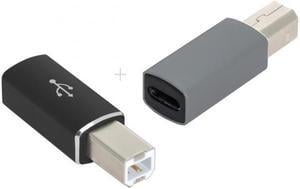 CYSM 2pcs USB-C Type C to Midi Adapter Converter Lectronic Musical Instrument for Midi Keyboard Phone Tablet