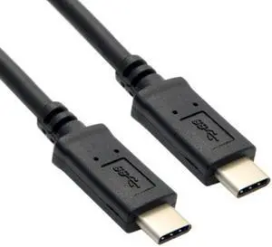 Jimier Cable 30cm USB-C USB 3.1 Type C Male Connector to Male Data Cable for Tablet & Phone & Macbook & Hard Disk Drive