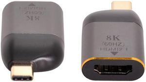 CYSM USB4 USB-C Type-C Source to Female HDMI 2.1 Display 8K 60HZ UHD 4K HDMI Male Monitor Adapter