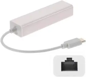 CYSM USB-C Type C Male to 100Mbps Ethernet Network LAN Adapter for Apple Macbook & Laptop PC