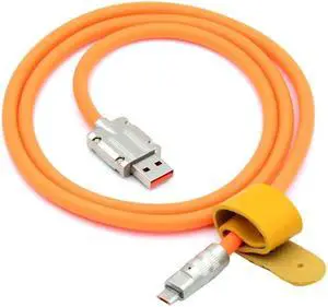 Chenyang USB-A Type A to USB Micro 5Pin Liquid Silicone Ultra Soft Power USB2.0 Data Cable Fast Charge for Laptop Tablet Phone