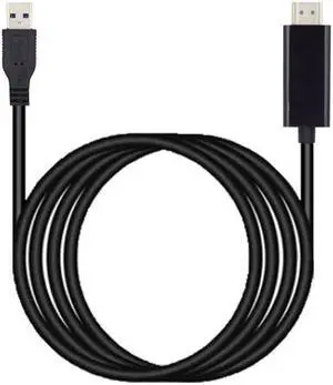 Chenyang USB3.0 Male to HDMI Male Cable USB 3.0 Source HDMI Sink Converter For Desktop Laptop PC Adapter 1.8m 1080P Projector Video Monitor Cable