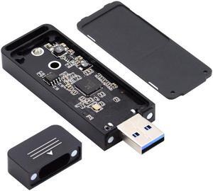Jimier USB 3.0 to 2230 2242 NVME M-key M.2 NGFF SATA SSD External PCBA Case Adapter RTL9210B Chipset