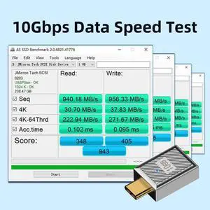 Xiwai USB-C USB 3.1 Type C Male to USB 3.0 A Female 10Gbps OTG Data 120W Power Adapter Alloy Shell Mecha Cyberpunk Style