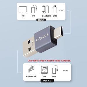 Chenyang USB 3.1 Type C Male OTG to USB3.0 Type A Male Data 10Gbps Charge Adapter for Laptop Phone