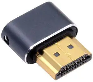 Jimier CY Virtual Display Adapter 4K HDMI 1.4 DDC EDID Dummy Plug Headless Ghost Display Emulator HDTV 4K@60Hz