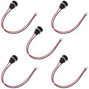 Jimier 5pcs/set DIY OEM Type C Female Socket to 2Pin Header Cable Pitch=2.0mm Panel Mount Type DC 5V Power