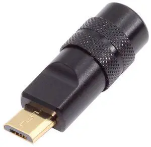 Jimier Micro USB2.0 5Pin Male Plug Connector Solder Type with Aluminum Alloy Shell Black Customization for 4.0mm~6.0mm Cable