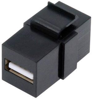 Jimier USB2.0 A Female to Type-B Female Extension Keystone Jack Coupler Adapter for Wall Plate Panel USB Cable