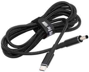 Jimier 100W Type C USB-C Input to 20V DC 4.5*3.0mm Output Power 20V 5A 65W PD Charge Cable compatible with Laptop