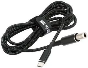Jimier 100W Type C USB-C Input to 20V DC 7.4*5.0mm Output Power 20V 5A 65W PD Charge Cable compatible with Laptop