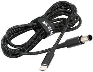 Jimier 100W Type C USB-C Input to 20V DC 7.4*5.0mm Output Power 20V 5A 65W PD Charge Cable compatible with Laptop