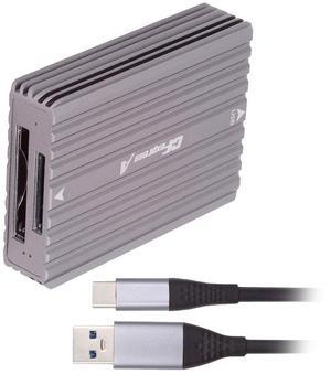 Jimier USB3.1 Type-C USB3.0 Type-A to CF Express Extension Card Reader CFE Type-A & Type-B CFA R5 Z6 Z7 CFB Memory Card