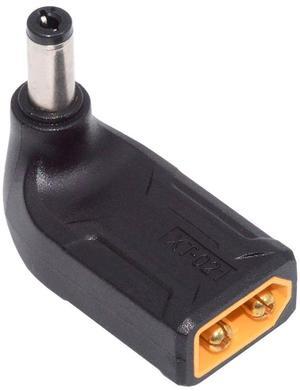 Jimier XT60 Male SC100 Protocol to DC 5.5x2.1mm Male Fast Charging Angled Vertical Adapter for RC Lipo Battery Quadcopter Multicopter Aeromodelling