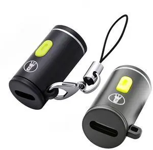 Jimier 2pcs/set USB-C Type-C LED Light Interior Atmosphere Lighting for Outdoors Walking Cycling Phone Laptop Charger Night Lamp 210 Lumens
