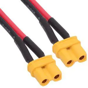 Jimier XT30 Female to Female 18AWG Extension Cable Connector for RC Battery Portable Power Station Solar Panel