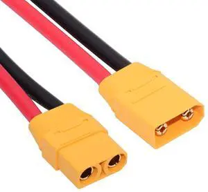 Jimier XT90 Male to Female 10AWG Extension Cable Connector for RC Battery Portable Power Station Solar Panel