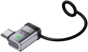 Jimier 90 Degree USB5.0 80Gbps Male to Female Left Right Angled Extension Adapter with Lanyard Keychain 240W 16K 8K 5K Compatible with USB4.0 Thunderbolt3/4/5