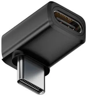 Jimier USB5.0 80Gbps Male to Female Extension Adapter Down Up Angled with 240W 16K 8K 5K Compatible with USB4.0 Thunderbolt3/4/5