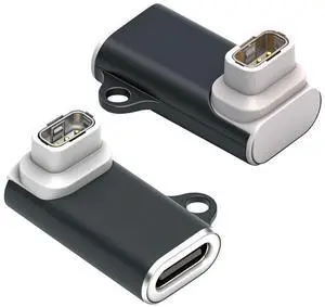 Jimier 2pcs/lot Connector Smart Watch Charging Adapter USB Type-C to 3-Pin Compatible with COROS Pace Pro