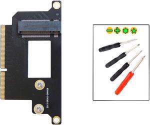 Jimier M.2 NGFF M-Key NVME SSD Convert Card fit for Macbook Pro  2016 2017 13" A1708 A1707 A1706 SA-023