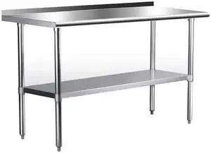 For Prep  Work 24 x 60 Inches Heavy Duty Table Stainless Steel Work Table Hotel