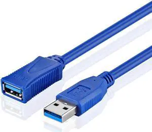 1ft USB 3.0 Extension Cable Type A Male to Female Extender Data Cord 30cm