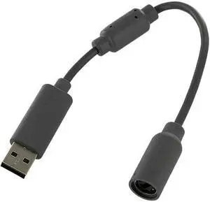 USB Breakaway Cable Cord Adapter For  PC Wired Controller