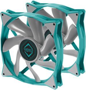 Iceberg Thermal IceGALE 140mm PWM Case Fan 2-Pack (Teal)