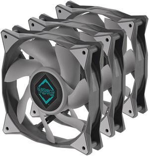 Iceberg Thermal IceGALE Xtra 120mm PWM High Performance Case Fan 3-Pack (Gray)