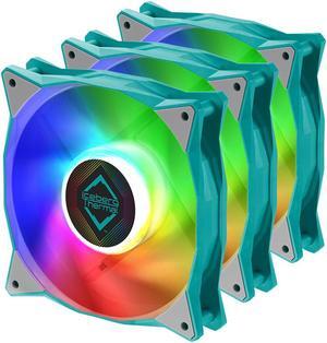 Iceberg Thermal IceGALE ARGB 120mm PWM Case Fan 3-Pack (Teal)