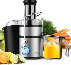 KOIOS Centrifugal Juicer Machines, Juice Extractor with Big Mouth 3” Feed Chute, 304 Stainless-steel Filter Best Seller Juicer 2020, High Juice yield, Easy to Clean&100% BPA-Free, 1200W&Powerful.