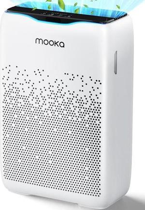MOOKA Air Purifiers for Home Large Room up to 1076ft², H13 True HEPA A