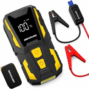DBPOWER 5000A Jump Starter, 74Wh Car Battery Jump Starter for Up to 10.0L Gas and 8.0L Diesel Engine, 12V Portable Jump Box Battery Pack with Display, LED Light, Jumper Cables, and Storage Case DBPOWER 5000A Jump Starter, 74Wh Car Battery Jump Starter for Up to 10.0L Gas and 8.0L Diesel Engine, 12V Portable Jump Box Battery Pack with Display, LED Light, Jumper Cables, and Storage Case