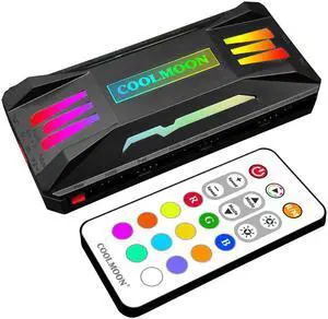 RGB Controller 4Pin PWM 5V 3Pin ARGB Cooling Fan Ventilador Smart Remote Control for PC Case Chassis Cooler RGB Controller 4Pin PWM 5V 3Pin ARGB Cooling Fan Ventilador Smart Remote Control for PC Case Chassis Cooler