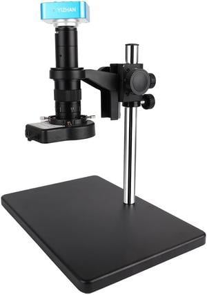 Industrial Monocular Digital Microscope Precision Ground Glass Lens Low Thickness Work Plate Jewelry Identification Microscope With USB Camera